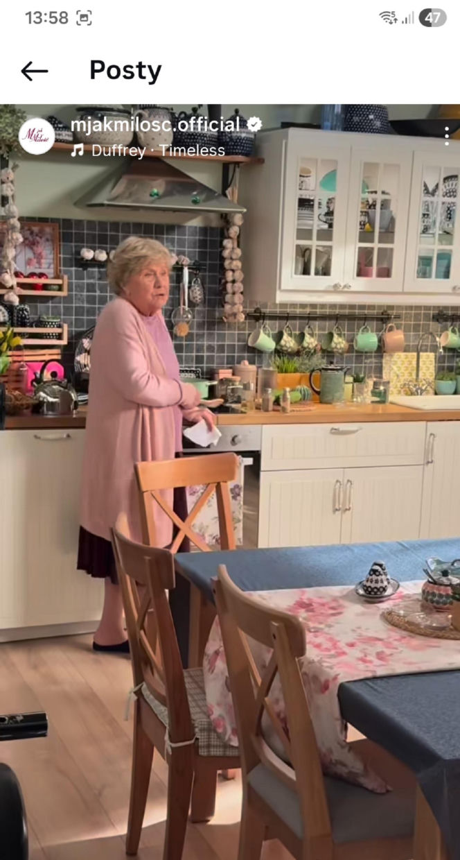 M jak miłość na planie nowy sezon po wakacjach. Barbara (Teresa Lipowska)