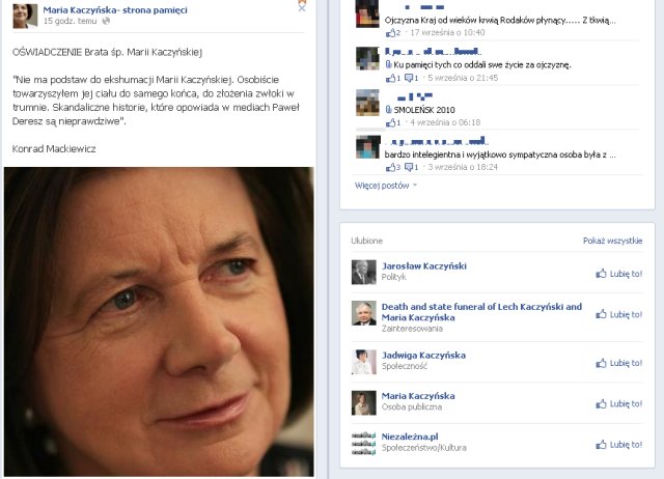 Konrad Mackiewicz nie zgadza się na ekshumację zwłok Marii Kaczyńskiej