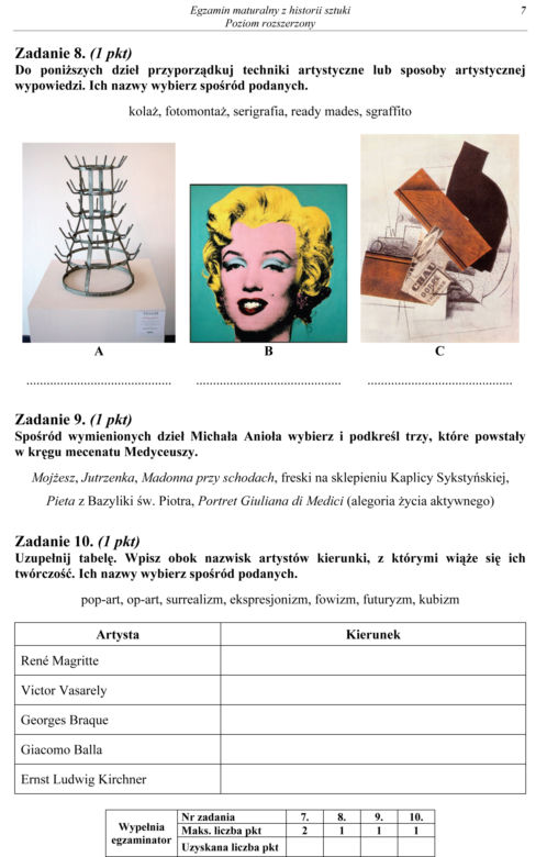 Historia sztuki rozszerzony 7