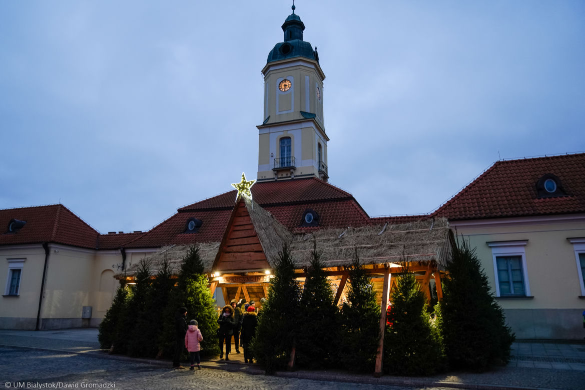 Białystok. Dekoracje świąteczne 2019/2020