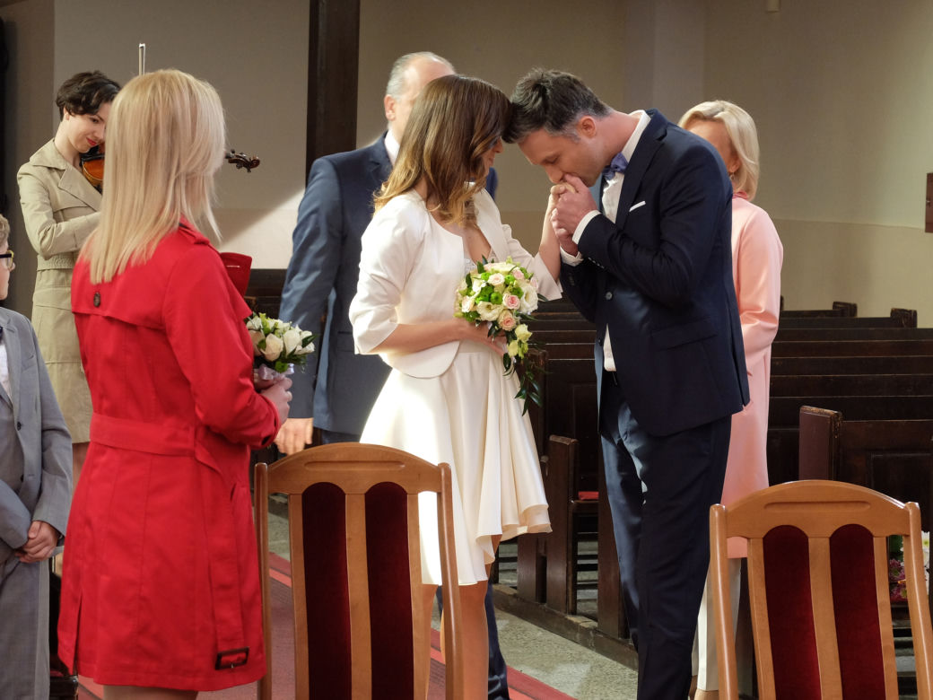 Pierwsza miłość odc. 2123. Artur (Łukasz Płoszajski), Kinga (Aleksandra Zienkiewicz)