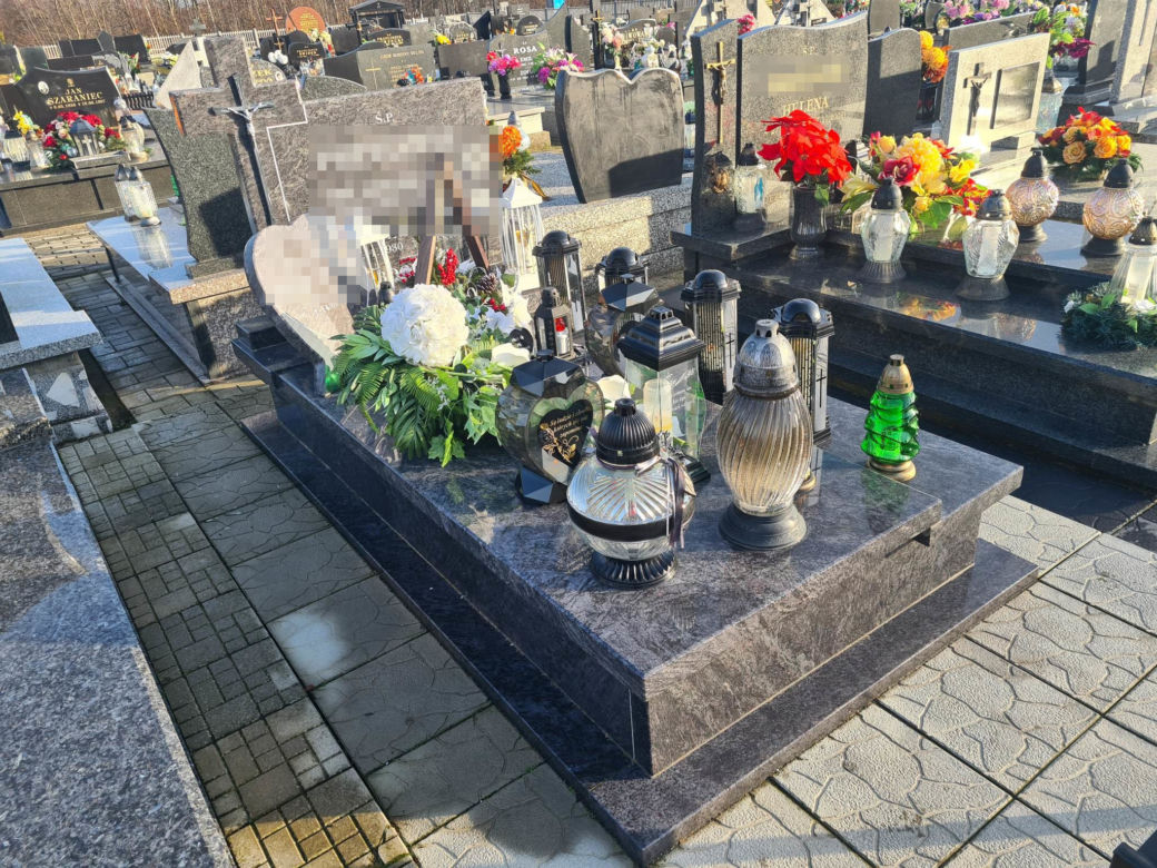 Tragiczna śmierć piłkarza Zacisze Trześń. Grób Daniela [GALERIA]