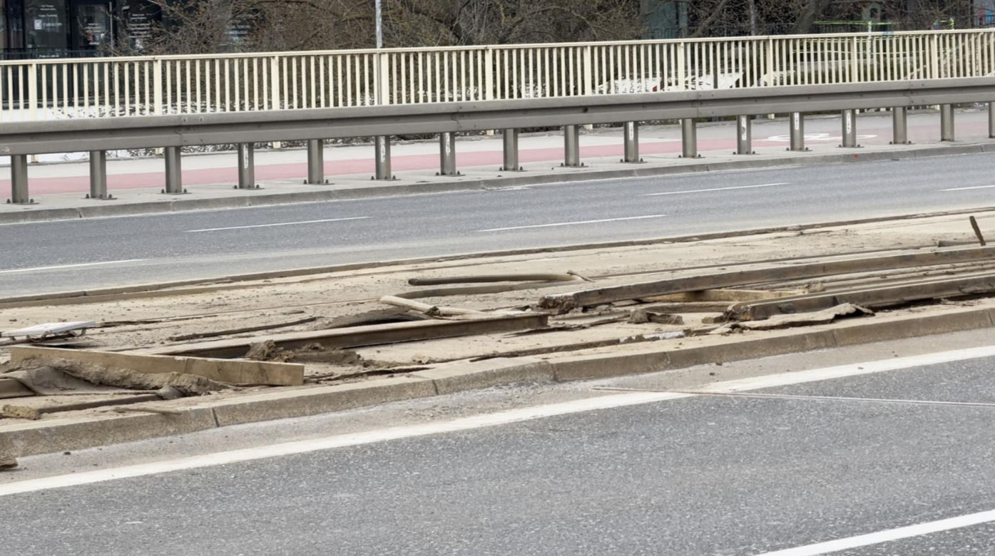 Ruszył rRuszył remont torowiska przy Arkadii w Warszawie