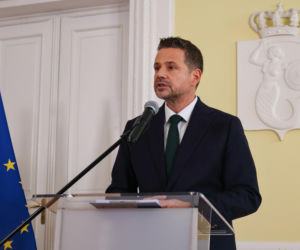 Konferencja prasowa Rafała Trzaskowskiego