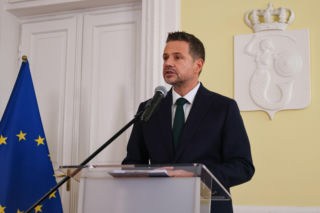 Konferencja prasowa Rafała Trzaskowskiego