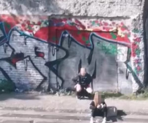 Zboczeniec masturbował się przy dziecku