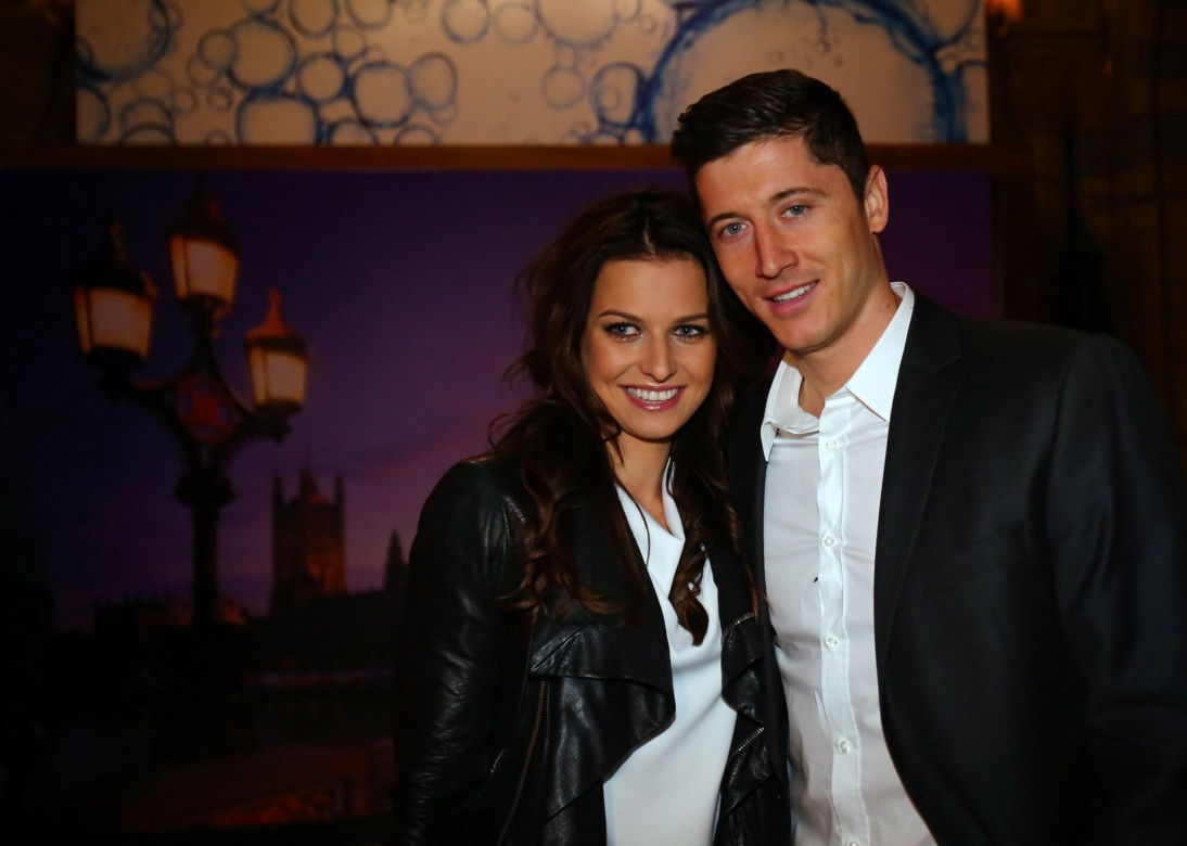 Anna Lewandowska z Robertem 2013 r.