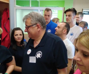 Protest fizjoterapeutów w Sosnowcu. Od połowy maja idziemy masowo na zwolnienia! [ZDJĘCIA]
