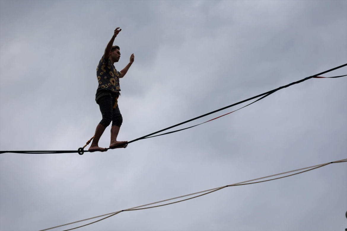 Urban Highline Festival 2024 przy Trybunale Koronnym w Lublinie