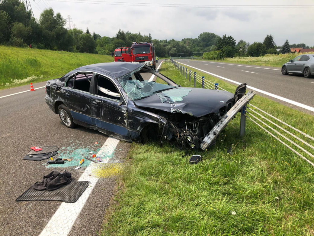 Dachowania na A4 i DK94 koło Tarnowa