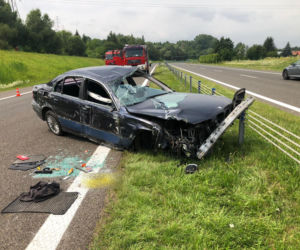 Dachowania na A4 i DK94 koło Tarnowa