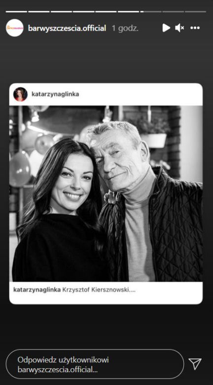 Barwy szczęścia. Krzysztof Kiersznowski (Stefan Górka), Katarz6yna Glinka (Kasia Górka)