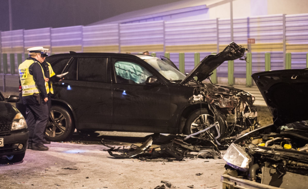 Antoni Macierewicz miał wypadek - jechał limuzyną BMW 750Li xDrive