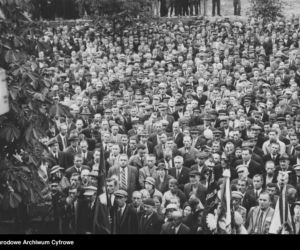 Manifestacja w Białymstoku. 1936 rok