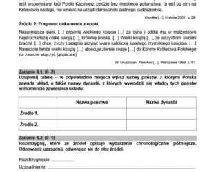 Matura 2021 historia rozszerzona  - arkusz PDF