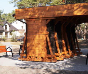 Tężnia solankowa na osiedlu Bór w Skarżysku-Kamiennej już gotowa