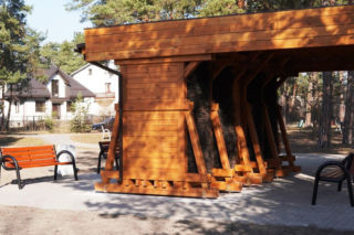 Tężnia solankowa na osiedlu Bór w Skarżysku-Kamiennej już gotowa