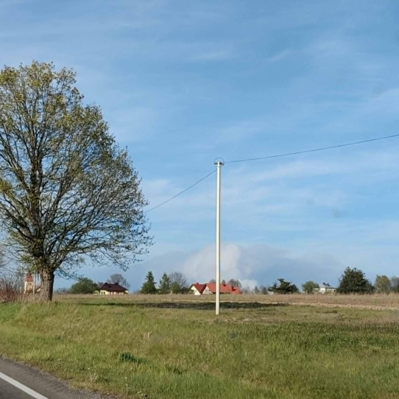 Pożar lasu koło Biłgoraja