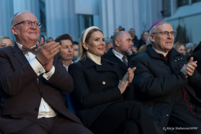 Pierwsza dama Marta Nawrocka na koncercie kolęd