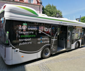 Test autobusu elektrycznego PILEA w Iławie