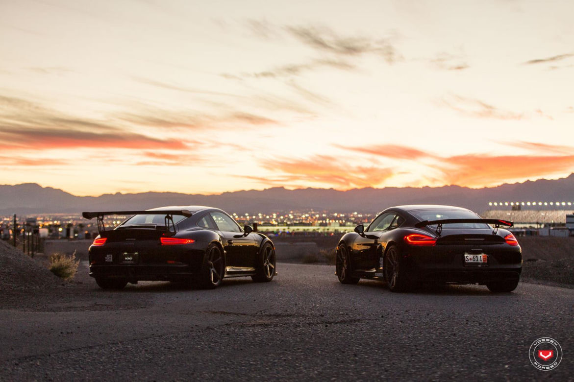 Porsche na felgach Vossen