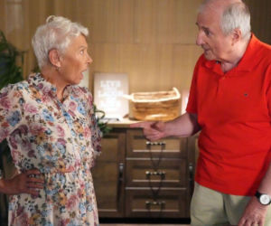 Barwy szczęścia odc. 3275. Jaworski (Jacek Kałucki), Krystyna Złota (Hanna Bieluszko)