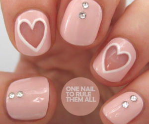 Walentynkowy manicure 2