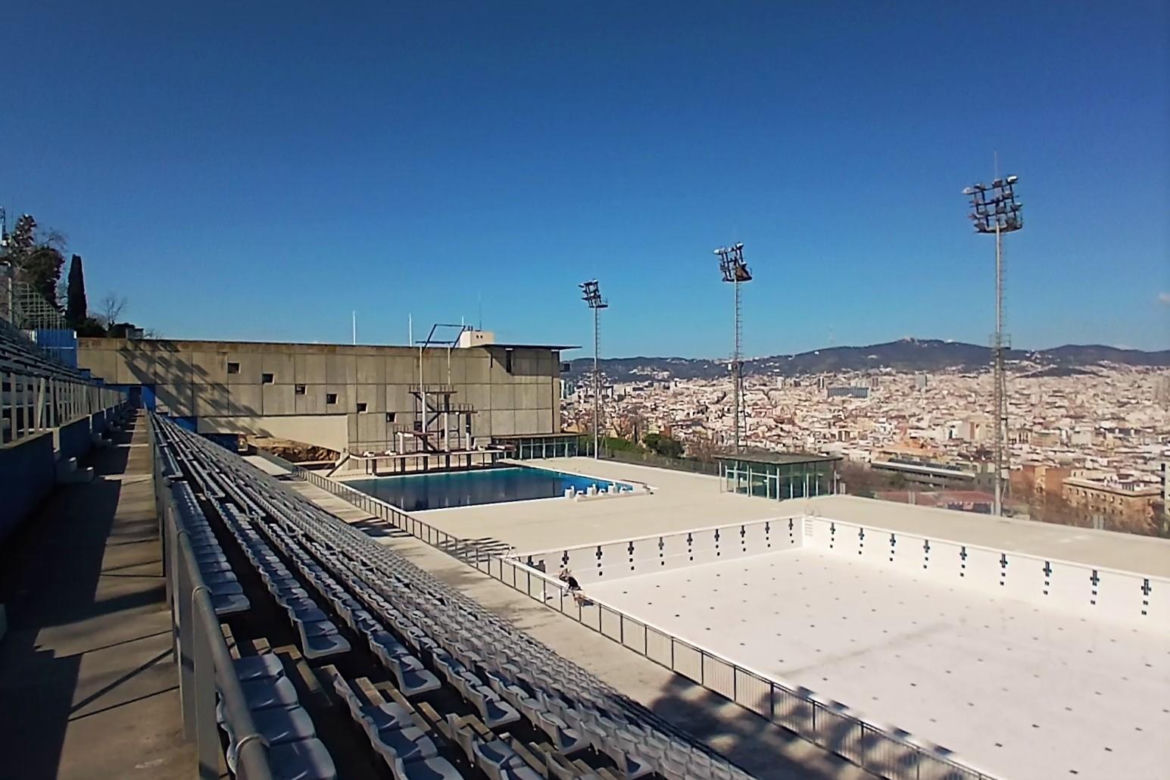 Piscina Municipal de Montjuïc w Barcelonie