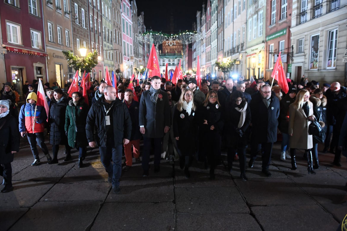 Pierwsza rocznica śmierci Pawła Adamowicza. Gdańsk