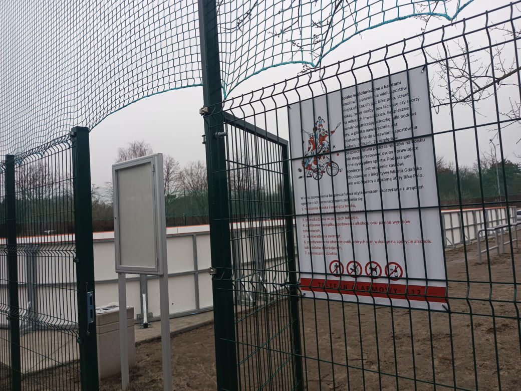 Polo na rowerach. Pierwsze takie boisko na Pomorzu