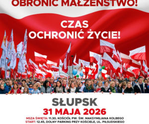 W niedzielę w Słupsku Marsz dla Życia i Rodziny