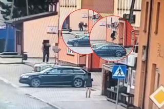 Jak dzikusy skakali po zaparkowanych autach! Wszystko nagrały kamery. Wstyd!