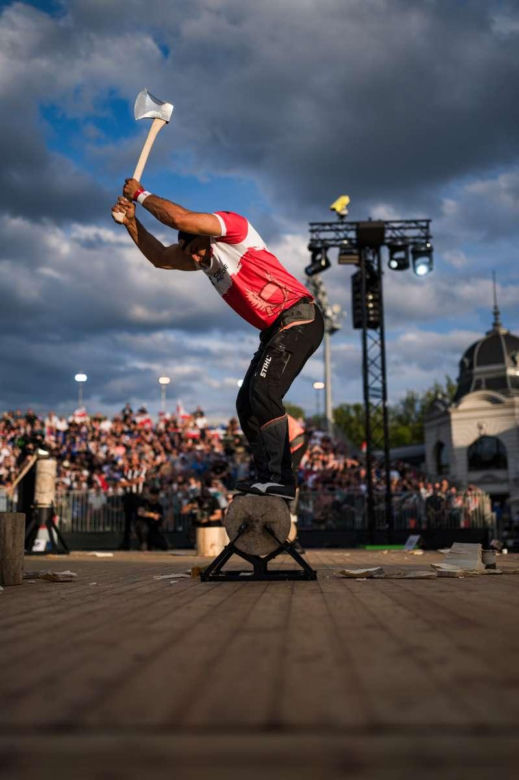 Michał Dubicki, drwal Stihl Timbersports