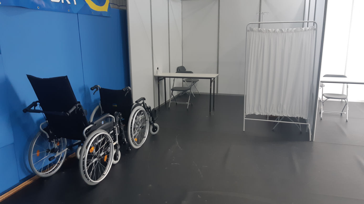 Punkt masowych szczepień gotowy - zobacz zdjęcia!