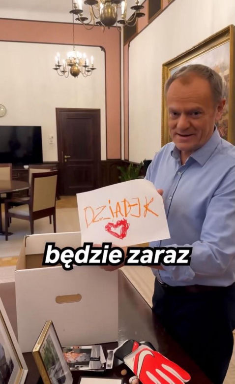 Tu rządzi dziadek Tusk