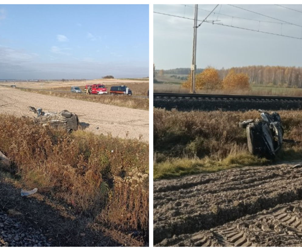 Tragedia na przejeździe kolejowym w Antoniówce [ZDJĘCIA]