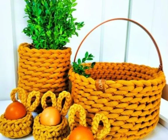 Koszyczek wielkanocny ze sznurka DIY. Jak go zrobić? 