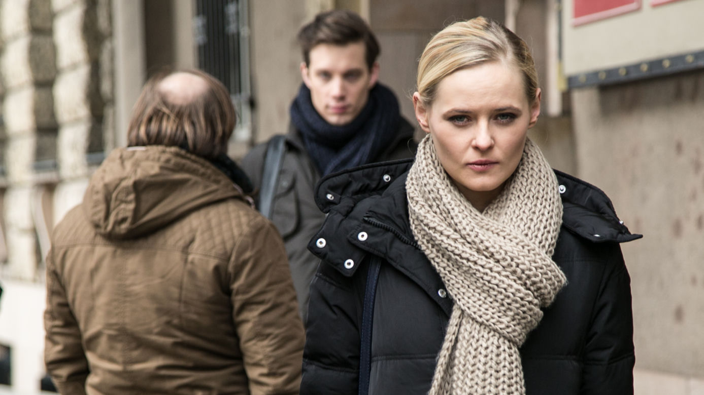 Prawo Agaty 7 sezon odc. 4.  Bartek (Michał Mikołajczak), Justyna (Karolina Kominek)