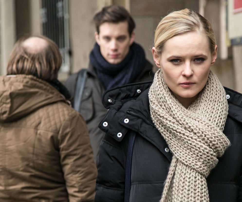 Prawo Agaty 7 sezon odc. 4.  Bartek (Michał Mikołajczak), Justyna (Karolina Kominek)