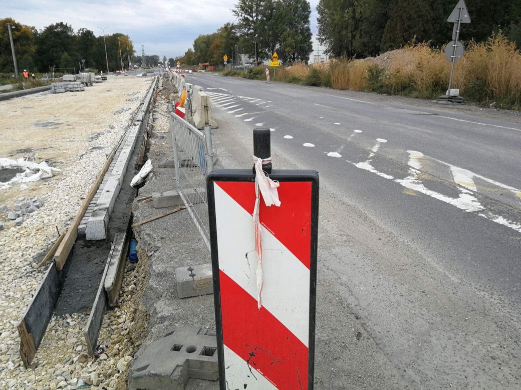 Tak wygląda przebudowa ul. Igołomskiej w Krakowie