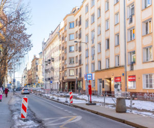 Przebudowa ul. Okrzei w Warszawie