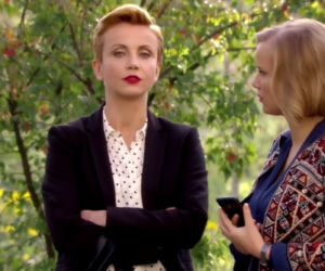 O mnie się nie martw 3 sezon odc. 12. Laura Curyło (Katarzyna Zielińska), Iga Małecka (Joanna Kulig)
