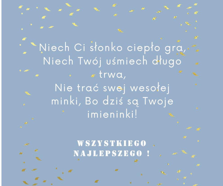 Życzenia imieninowe