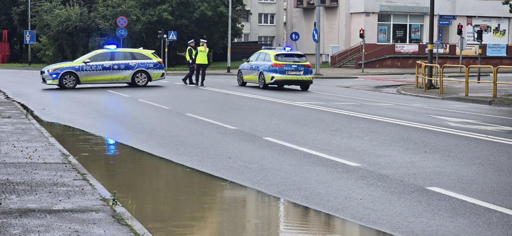 Ulewa w Elblągu