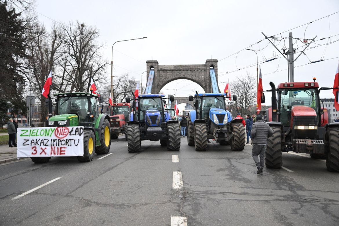 Wrocław. Protest rolników.