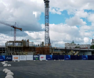 Budowa Morskiego Centrum Nauki w Szczecinie - maj 2020