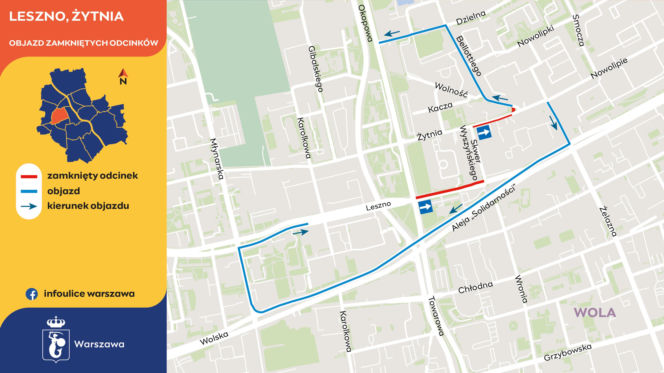 Ulica Żytnia  jednokierunkową od 1 kwietnia.