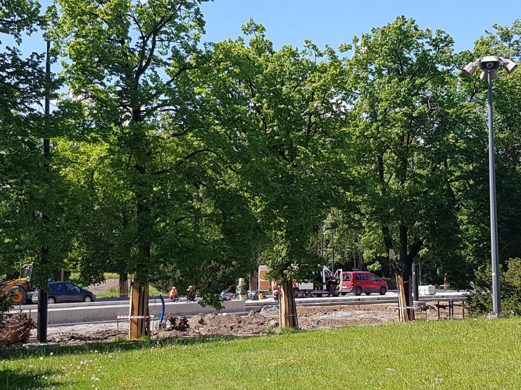 Torowisko prawie gotowe! Są postępy w pracach na al. św. Jana Pawła II