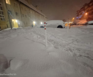 Olsztyn zasypany śniegiem