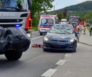 Wypadek w Wilkowicach